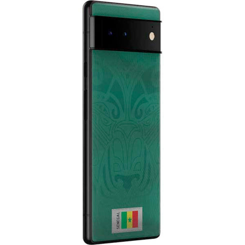 Senegal Soccer Flag Google Pixel 6 Skin